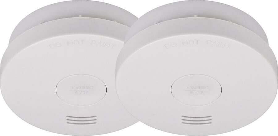 Brennenstuhl Rookmelder SET 2x RM L 3100 met geïntegreerde batterij 1290050002