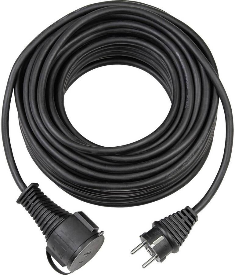 Mtools Brennenstuhl IP44 rubberen verlengsnoer 10m zwart H05RR-F 3G1 5 |
