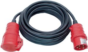 Mtools Brennenstuhl CEE verlengsnoer IP44 25m zwart H07RN-F 5G2 5-polig |
