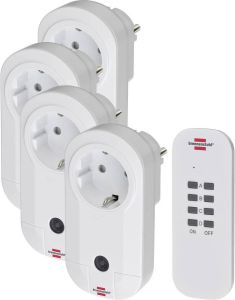 Mtools Brennenstuhl Comfort-Line Radiografisch bediende schakelaarset 4x IP20 |