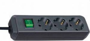 Mtools Brennenstuhl Eco-Line stekkerdoos met schakelaar 3-voudig zwart 3m H05VV-F 3G1 5 |