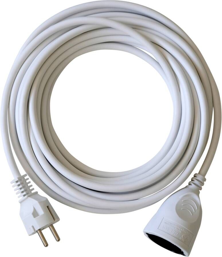 Brennenstuhl Kunststof-Kabel Wit 10M H05Vv-F 3G1 5 1162210