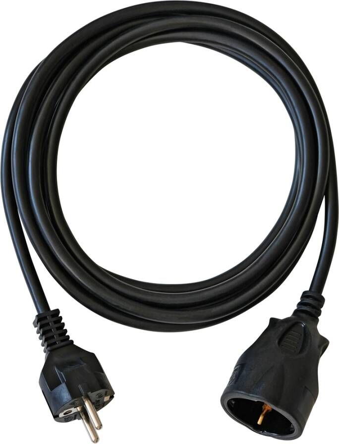 Brennenstuhl Kunststof-Kabel Zwart 3M H05Vv-F 3G1 5 1162180