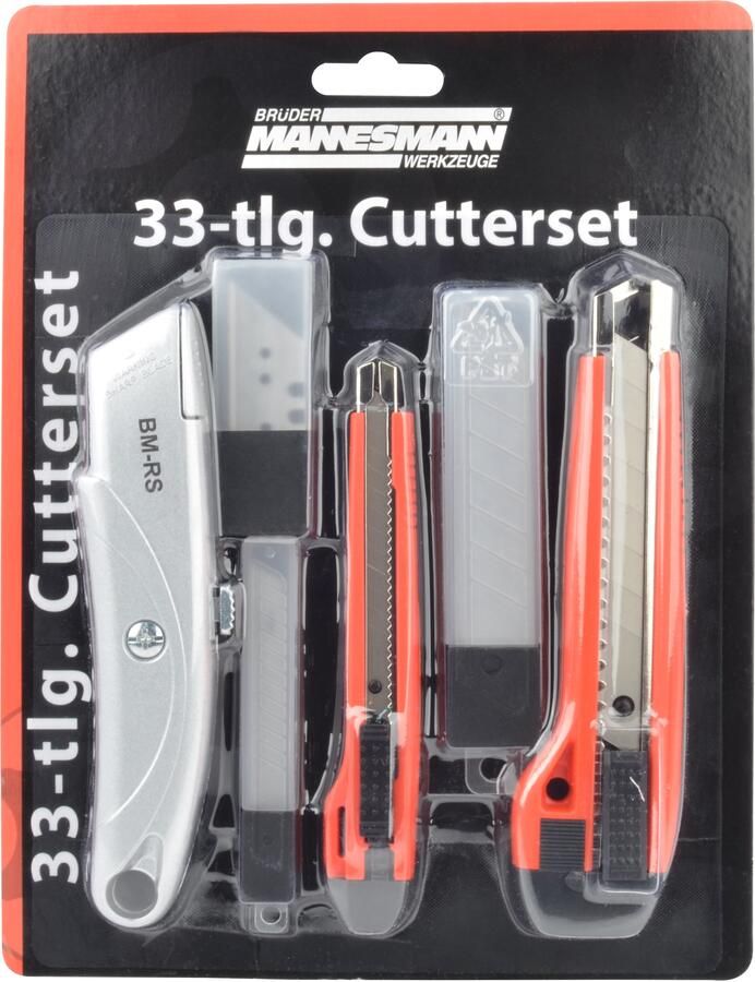 Brüder Mannesmann Afbreekmes-set 33 dlg 60126