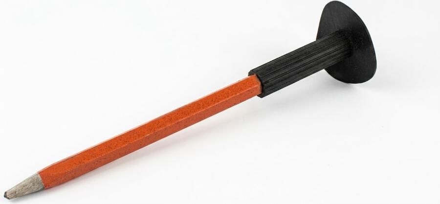 Brüder Mannesmann Beitel met punt met handbescherming 300 mm 647-SP
