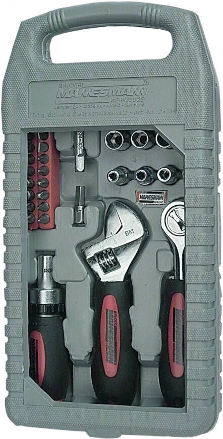 Brüder Mannesmann Bit en doppenset 37 dlg (Hobby) 29038