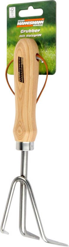 Brüder Mannesmann Cultivator staal met houten handvat (Hobby) 30322