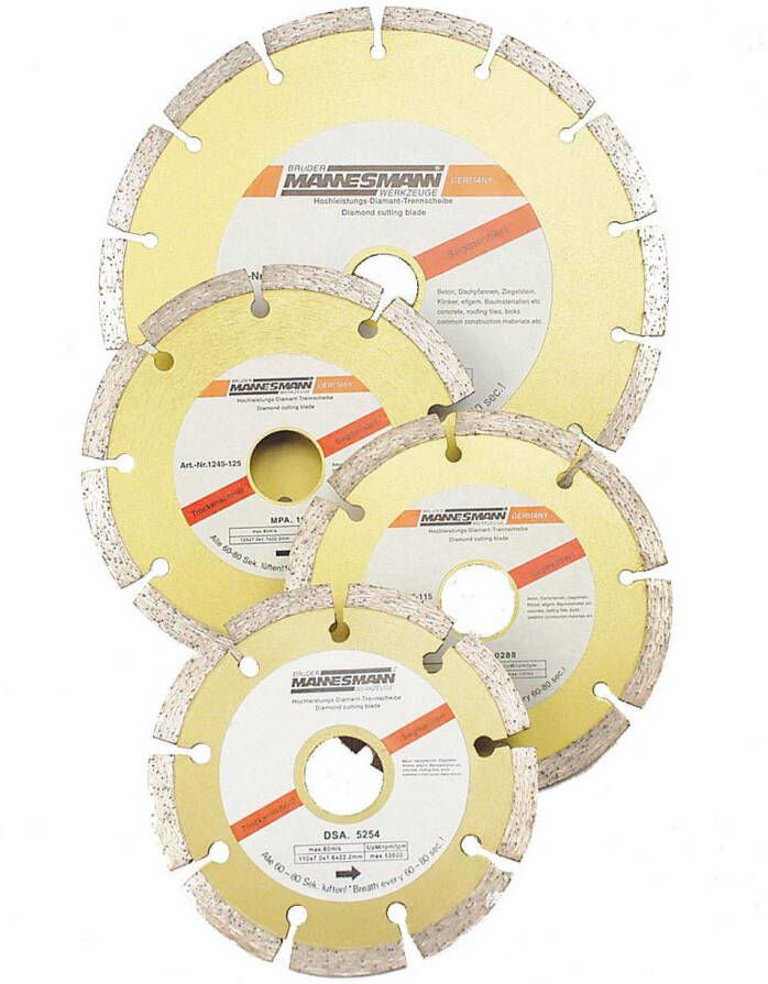 Brüder Mannesmann Diamant segm. doorslijpschijf 300 mm (Hobby) 1245-300