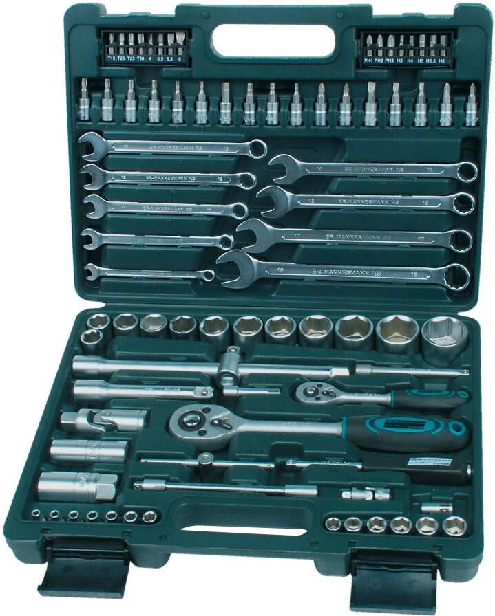 Brüder Mannesmann Doppendoos 82 dlg 1 4 + 1 2 29112