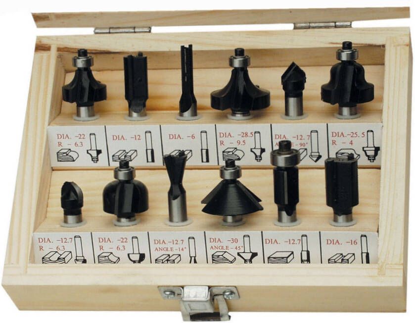 Brüder Mannesmann Frezenset 12 dlg (Hobby) 545-012