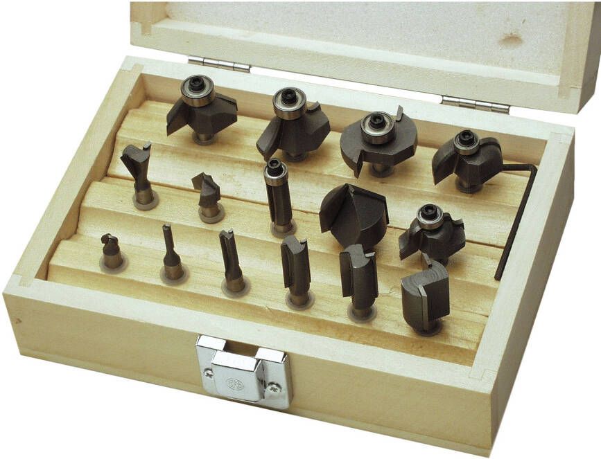 Brüder Mannesmann Frezenset 6 mm 15 dlg (Hobby) 54515