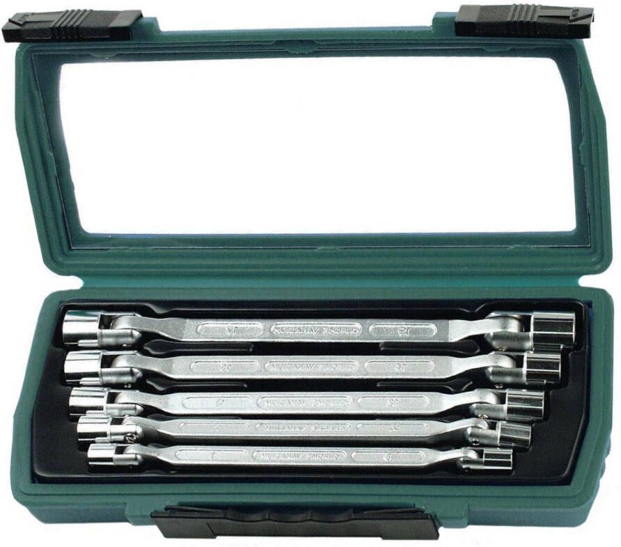 Brüder Mannesmann Kniesleutelset 5 dlg in koffer (Hobby) 19821