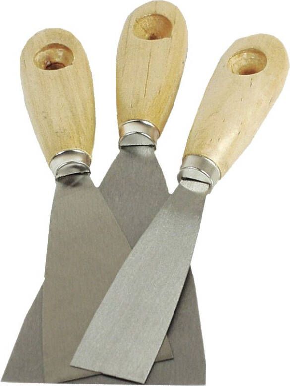 Brüder Mannesmann Plamuurmessenset 3dlg 30 50 80 (Hobby) 611-3