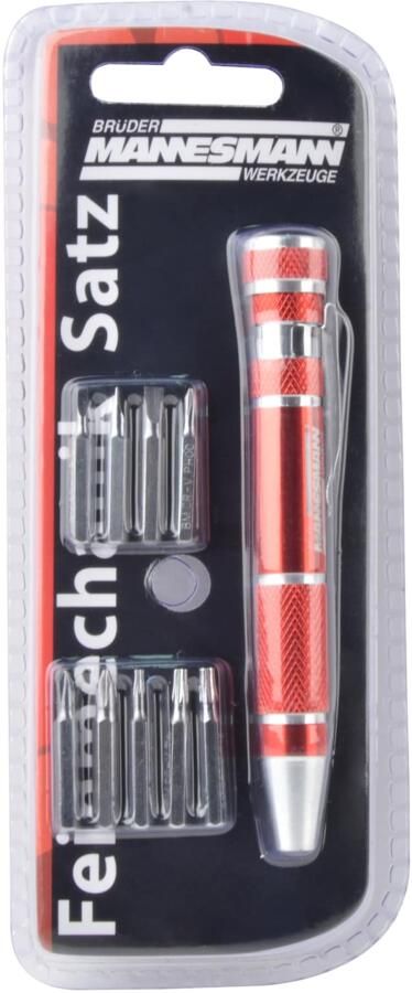 Brüder Mannesmann Precisie-mechanische bitset 9-in-1 11741