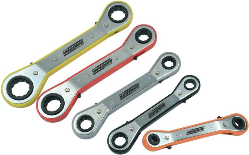 Brüder Mannesmann Ring-ratelsleutelset 5 dlg (Hobby) 27405