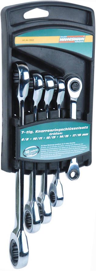 Brüder Mannesmann Ringratelsleutelset 5 dlg (Hobby) 19828