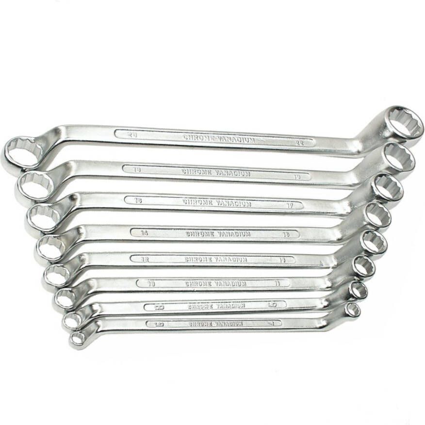 Brüder Mannesmann Ringsleutelset 8 dlg 8-22 mm (Hobby) 140-8