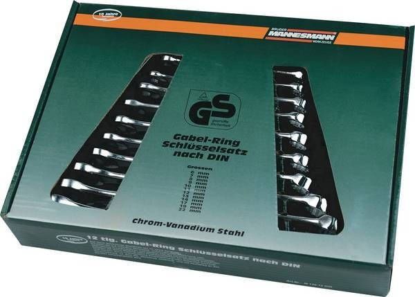 Brüder Mannesmann Ringsleutelset 8 dlg DIN (Hobby) 140-08 DIN