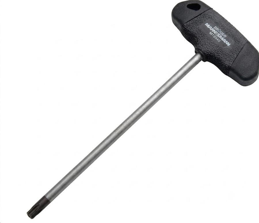 Brüder Mannesmann Schroevendraaier met T-handgreep Soft Grip T-profiel T9 18033