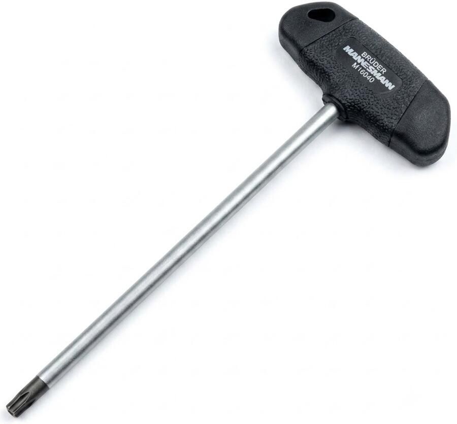 Brüder Mannesmann Schroevendraaier met T-handgreep softgrip T-profiel T20 18036