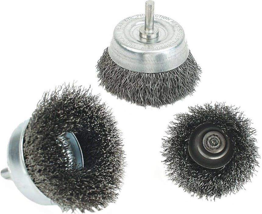 Brüder Mannesmann Staaldraad komborstel 50 mm (Hobby) 438-F-50