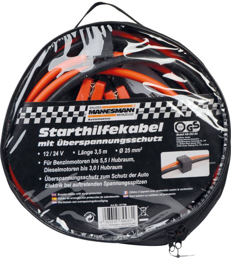 Brüder Mannesmann Startkabels Ø 25 mm (Hobby) 01788