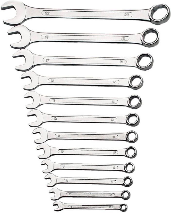 Brüder Mannesmann Steekringsleutelset 12 dlg CV (Hobby) 130-12