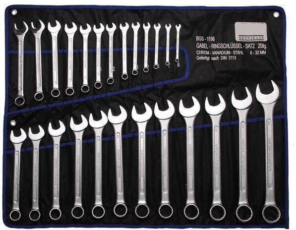 Brüder Mannesmann Steekringsleutelset 25 dlg (Hobby) 1196