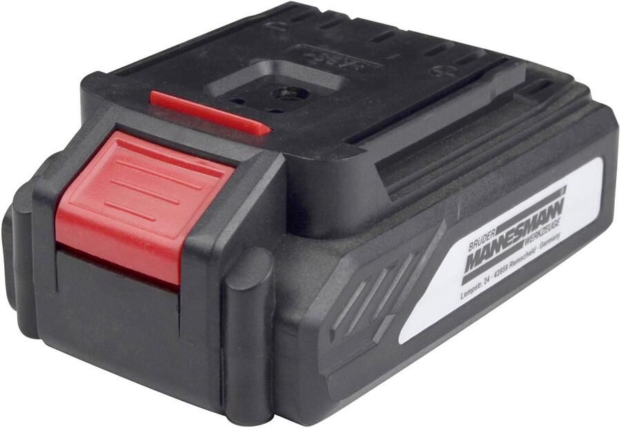 Brüder Mannesmann Vervangende accu 20 volt lithium-ion voor accuboormachine schroevendraaier artikelnummer M17690 17691