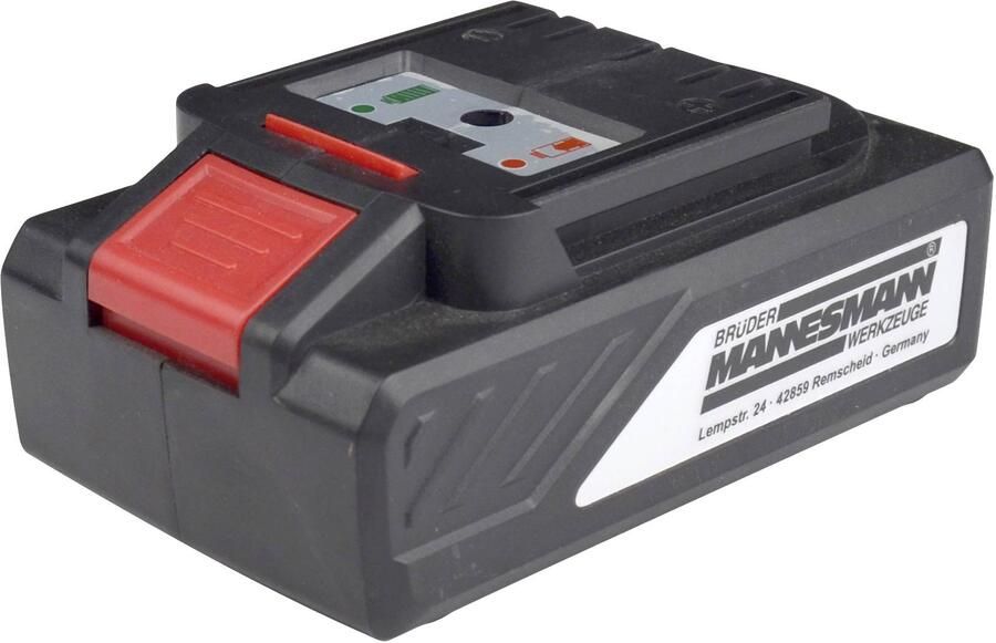 Brüder Mannesmann Vervangende accu 24 volt lithium-ion compatibel met accuboormachine schroevendraaier artikelnummer M17695 17696