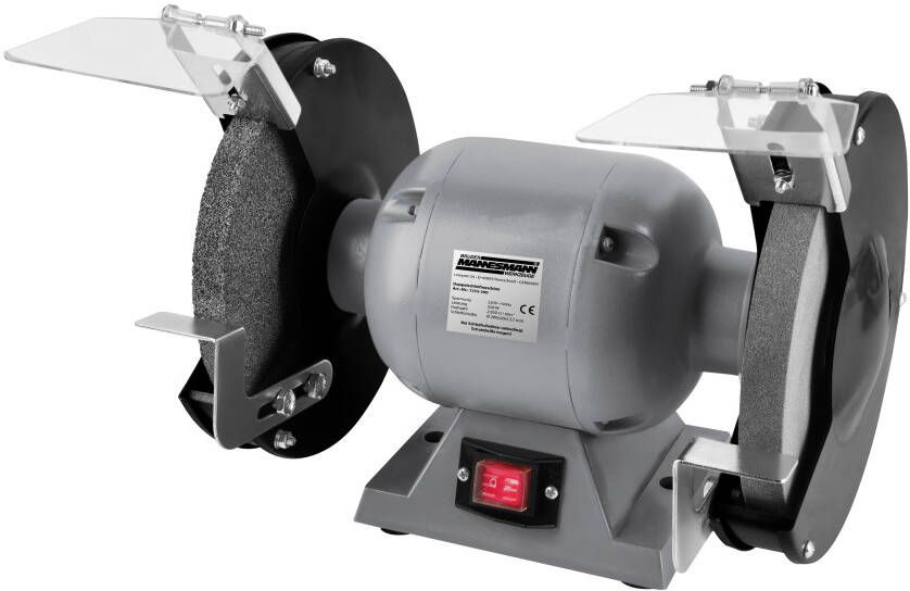 Brüder Mannesmann Werkbankslijpmachine 200 mm 350 Watt (Hobby) 1225-200