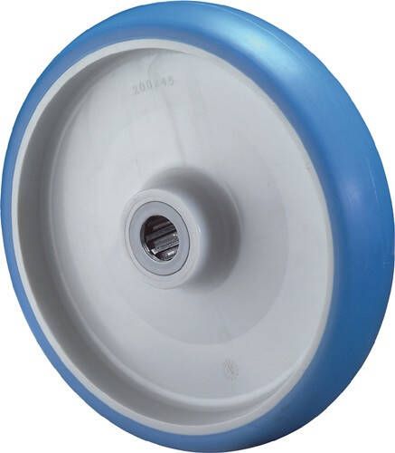 BS Rollen Reserve-wiel | wiel-d. 150 mm draagvermogen 200 kg | polyurethaan | as-d. 15 mm naaflengte 44 mm | 1 stuk B36.150