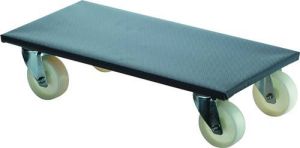 BS Rollen Transportroller | wiel-d. 125 mm 600 kg | L600 mm B500 mm | kunststof met antisliplaag | 1 stuk A.-ROLLER.500