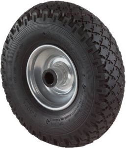 BS Rollen Wiel met luchtband | wiel-d. 260 mm draagvermogen 130 kg | reserve-wiel | stolprofiel rollager | 1 stuk C90.263