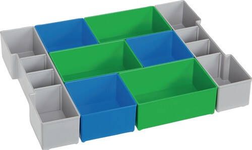 BS Systems Indelings-set | B378xD313xH65 mm | blauw groen grijs | Blauw groen grijs | 1 stuk 6000010093