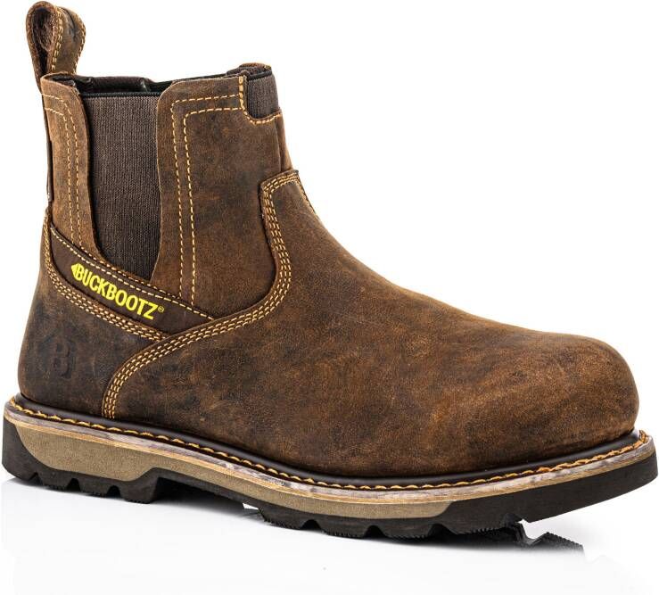 Buckbootz Instapper B1180 S3 | Donkerbruin | 5055138021989