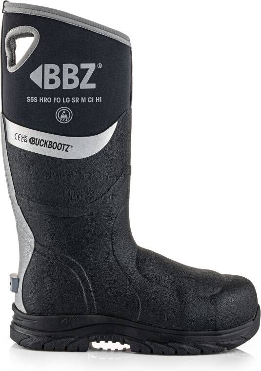 Buckbootz Werklaars BBZ9000 S5S Zwart | Zwart | 5055138025550