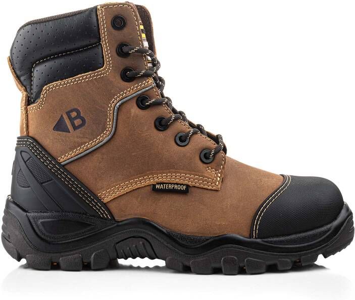 Buckbootz Werkschoen BSH008WPNM Hoog S3 + KN | Bruin | 00.176.031.44