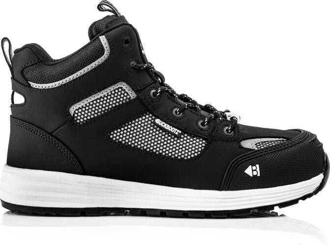 Buckbootz Werkschoen Largobay Sneaker Mid BAZ S1P ESD Zwart | Zwart | 00.176.063.47