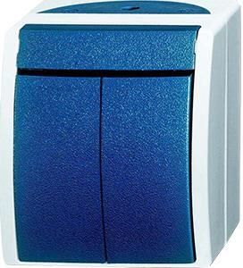 Busch Jaeger SWD opbouw serie schakelaar blauw 4696040