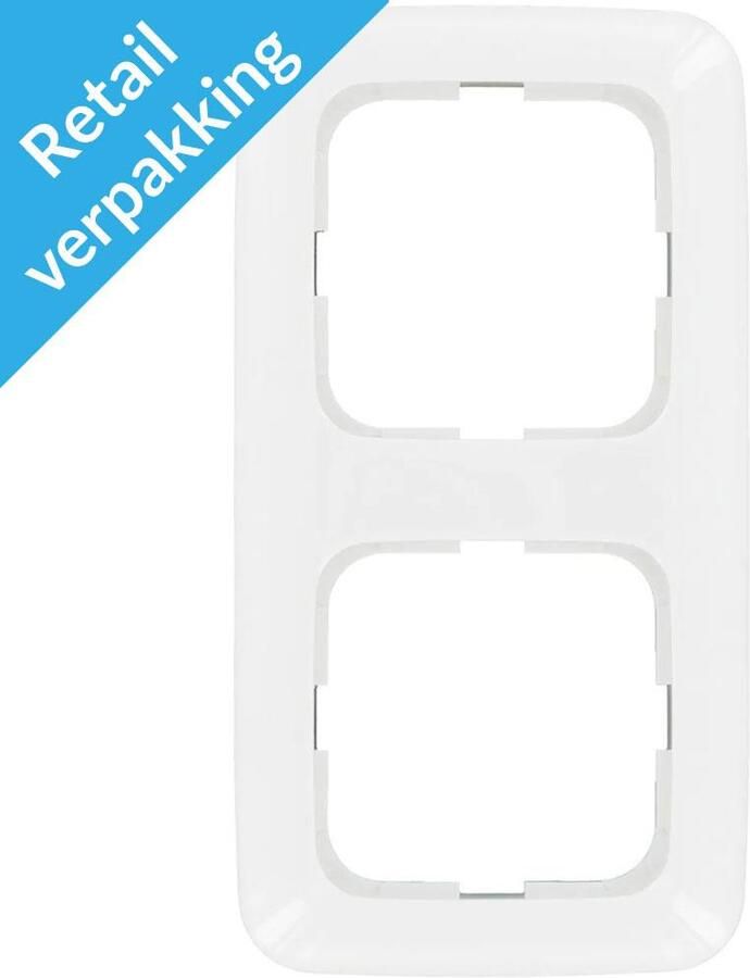 Busch-Jaeger BJ SI Reflex afdekraam 2-voudig wit