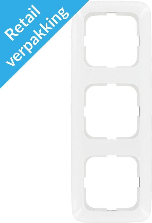 Busch-Jaeger BJ SI Reflex afdekraam 3-voudig wit