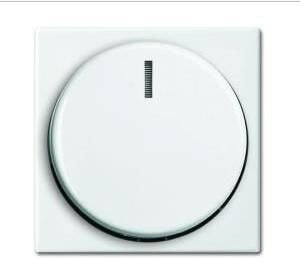 Busch Jaeger WIT afdekplaat + knop dimmer 4694100