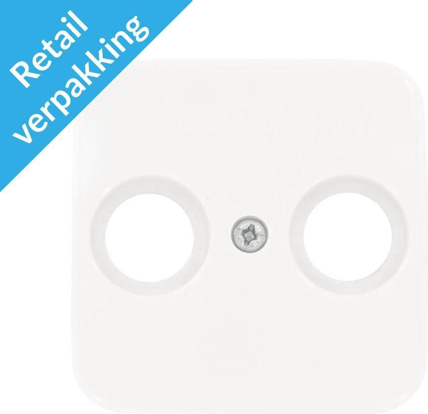 Busch-Jaeger BJ SI Reflex afdekplaat TV FM wit