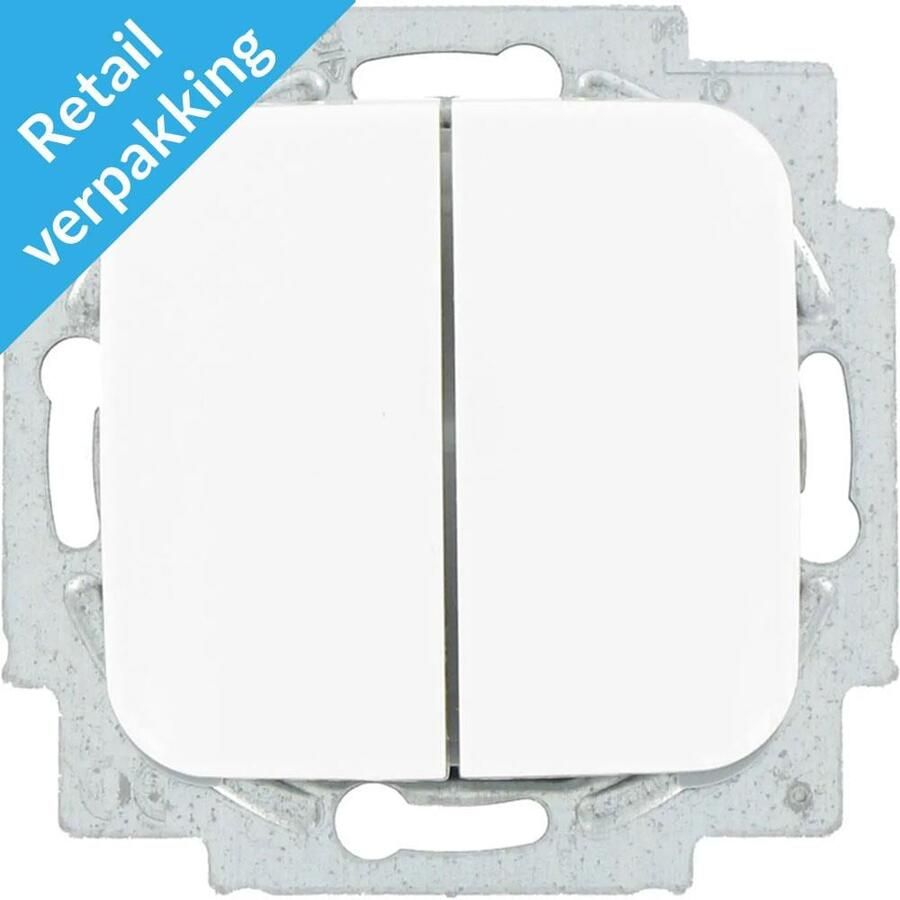 Busch Jaeger WIT wissel wisselschakelaar + wip 4695522