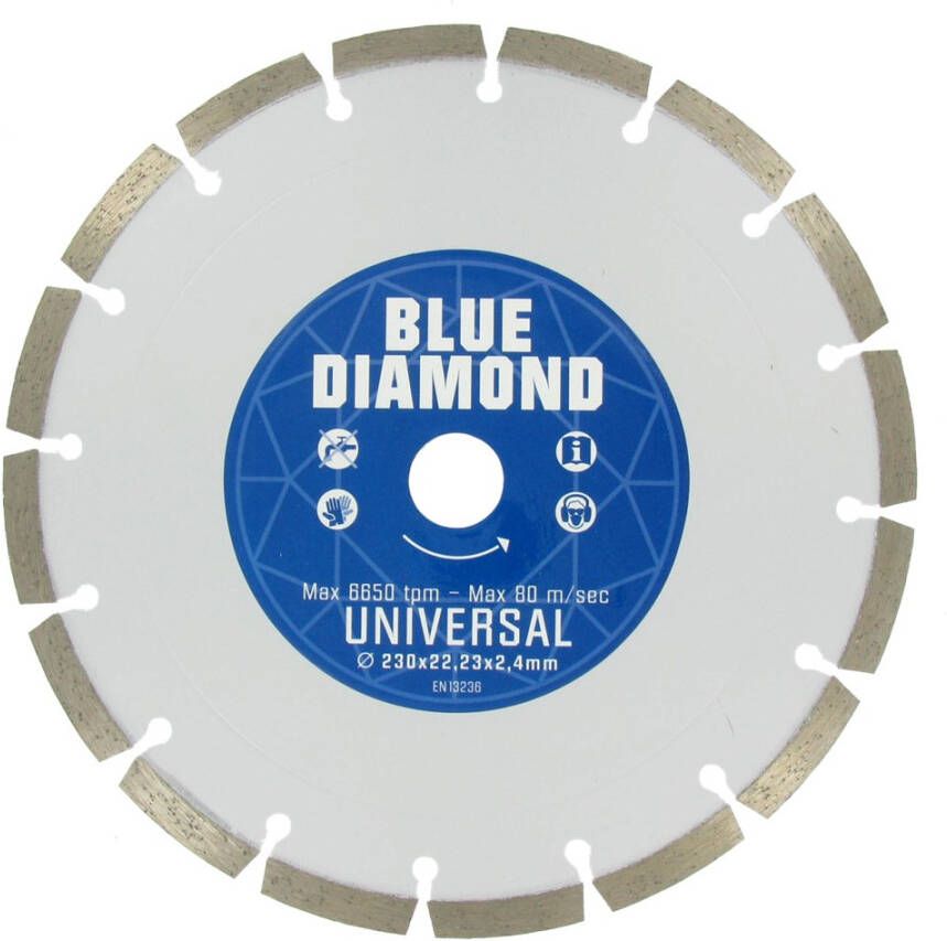 Carat Blue Diamond Diamantdroogzaag Ø230X22.23Mm Type Universeel. CEBD230310