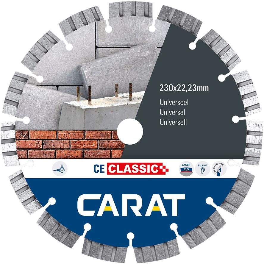 Carat DIAMANTZAAG UNIVERSEEL Ø115x22 23MM CE CLASSIC CEC1153000