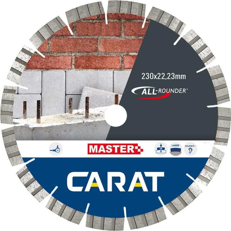 Carat Laser universeel diamantzaagblad | Ø150 x 22 23 mm | All-Rounder Master CEB1503012