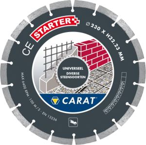 Carat CES1403000 Diamantzaag Universeel | Droog | 140x22 23 mm | CE Starter