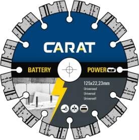Carat Diamantzaag | Battery power universeel | Ø125x22 23 mm CBP1253000